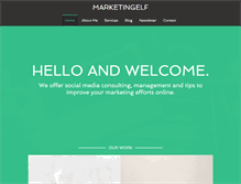 Tablet Screenshot of marketingelf.com